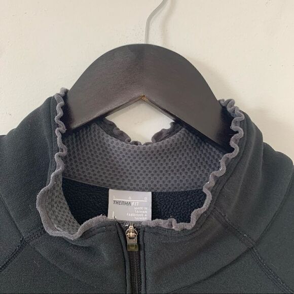 Nike ACG Black 1/2 Zip‎ Fleece Therma Fit Ruffle Collar SweatShirt - Picture 8 of 8